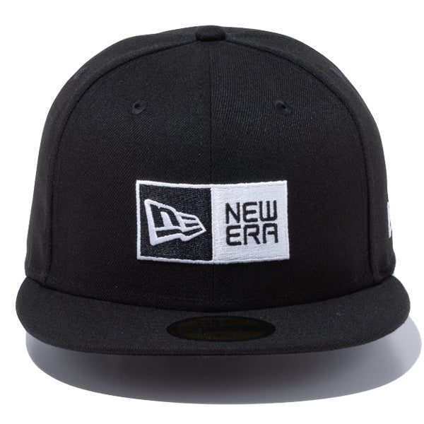 59FIFTY ボックスロゴ ブラック × ホワイト