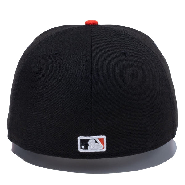 59FIFTY MLBオンフィールド ボルティモア・オリオールズ ホーム オプティックホワイト ブラック オレンジバイザー