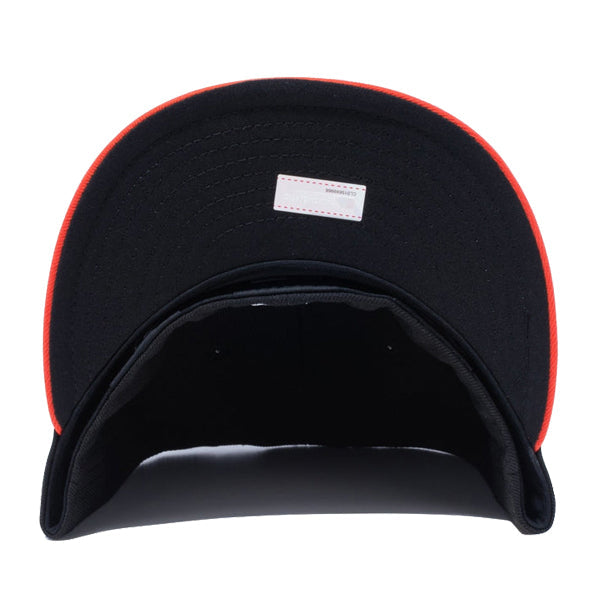 59FIFTY MLBオンフィールド ボルティモア・オリオールズ ホーム オプティックホワイト ブラック オレンジバイザー