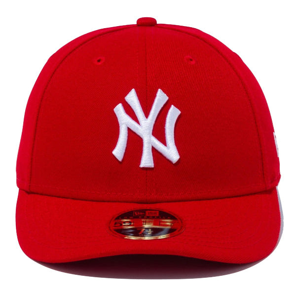 LP 59FIFTY ニューヨーク・ヤンキース スカーレット × スノーホワイト
