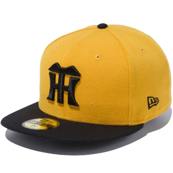 59FIFTY 阪神タイガース エーゴールド × ブラック ブラックバイザー
