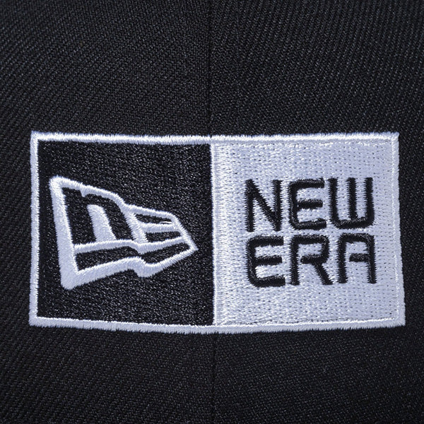 9FIFTY ボックスロゴ ブラック × ホワイト