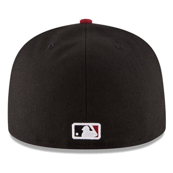 59FIFTY MLBオンフィールド アリゾナ・ダイヤモンドバックス オルタネイト2 ブラック レッドバイザー