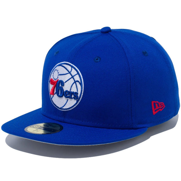 59FIFTY フィラデルフィア・セブンティシクサーズ ブルー × チームカラー