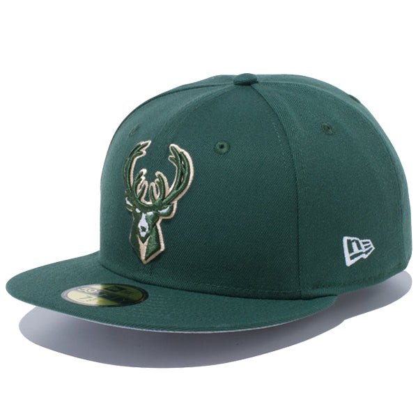 59FIFTY ミルウォーキー・バックス グリーン × チームカラー