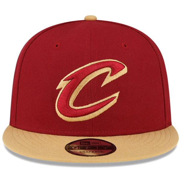 9FIFTY クリーブランド・キャバリアーズ レッド ゴールドバイザー