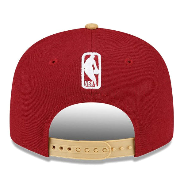 9FIFTY クリーブランド・キャバリアーズ レッド ゴールドバイザー