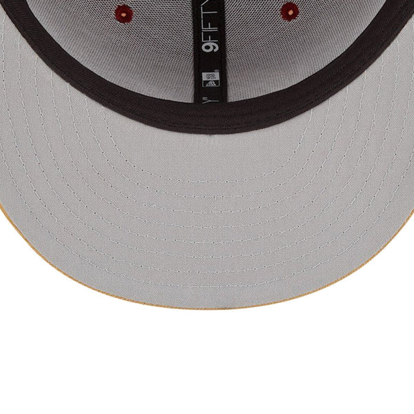 9FIFTY クリーブランド・キャバリアーズ レッド ゴールドバイザー