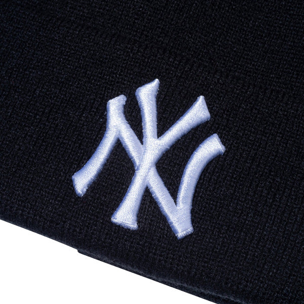 ベーシック カフニット MLB Team Logo ニューヨーク・ヤンキース ブラック
