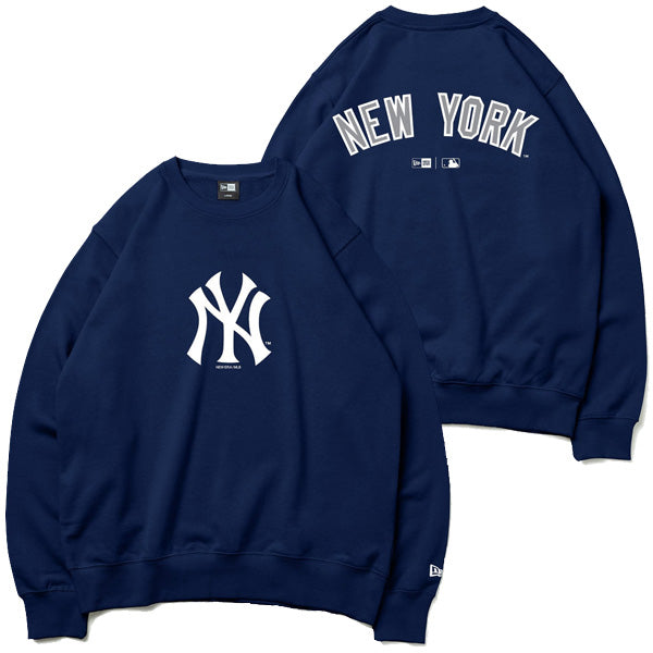裏毛 スウェット クルーネック MLB Apparel ニューヨーク・ヤンキース ネイビー