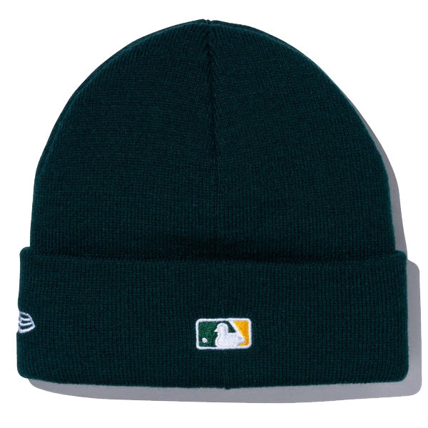 Kid's ベーシック カフニット MLB Team Logo オークランド・アスレチックス ブリティッシュグリーン