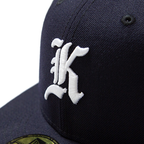 KINGS 別注 59FIFTY ANTIQUE K ネイビー グレーアンダーバイザー