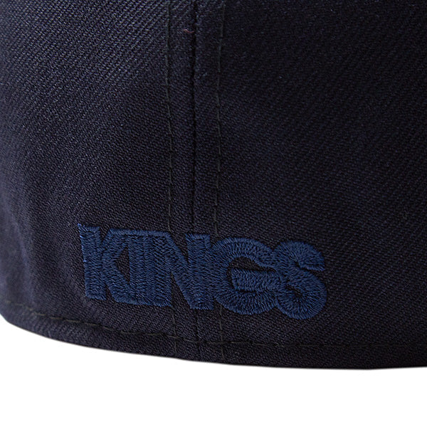 KINGS 別注 59FIFTY ANTIQUE K ネイビー グレーアンダーバイザー