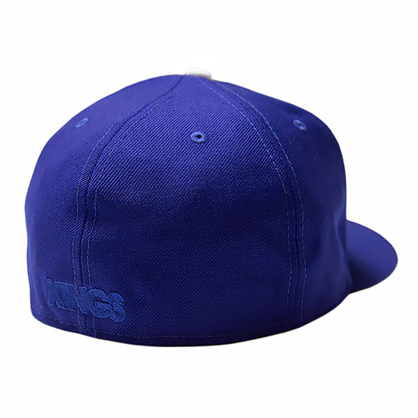 KINGS 別注 59FIFTY ANTIQUE K ディープロイヤル ケリーアンダーバイザー
