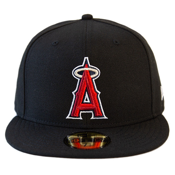 KINGS 別注 59FIFTY ロサンゼルス・エンゼルス ブラック