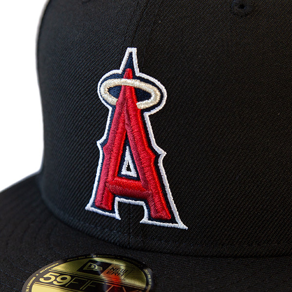 KINGS 別注 59FIFTY ロサンゼルス・エンゼルス ブラック