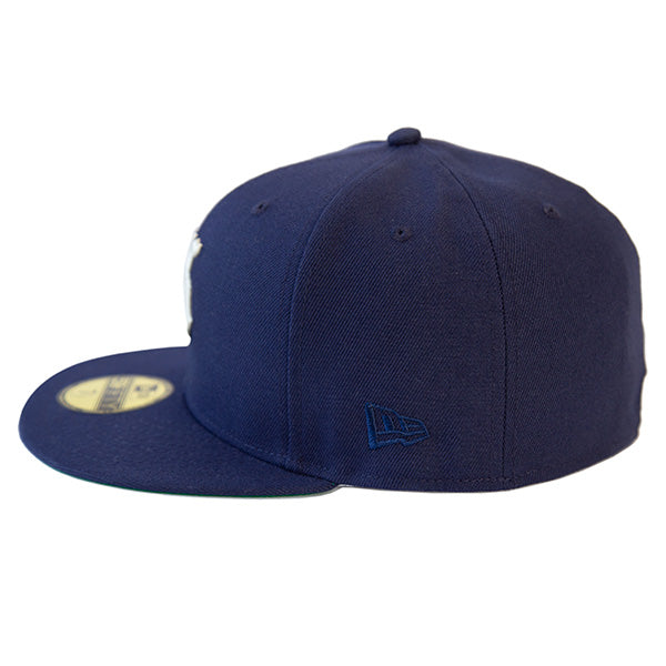 KINGS 別注 59FIFTY ANTIQUE K ライトネイビー ケリーアンダーバイザー
