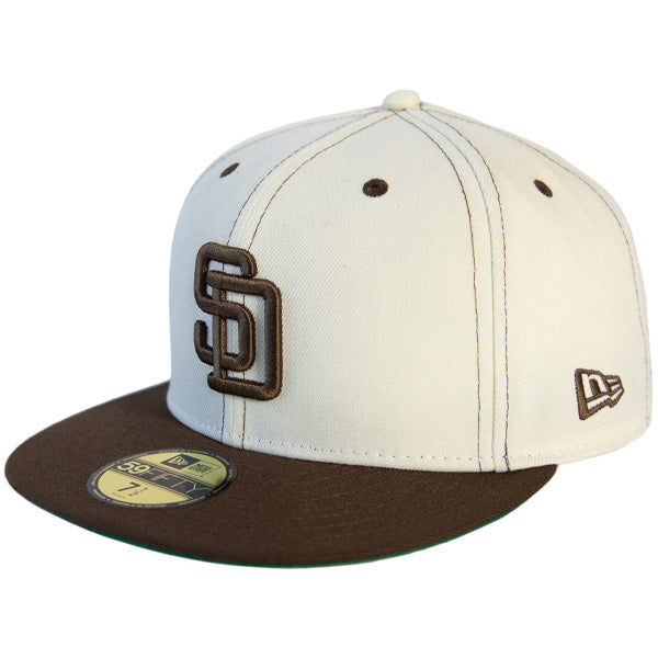 KINGS 別注 59FIFTY クーパーズタウン サンディエゴ・パドレス クローム ウォルナットバイザー