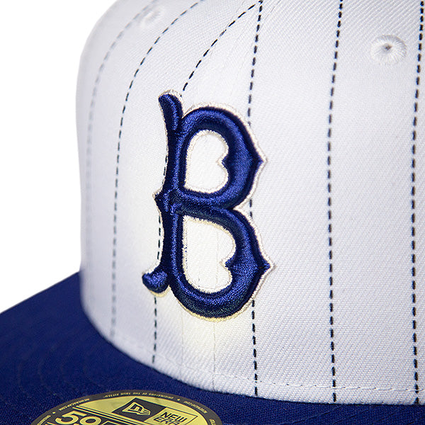 KINGS 別注 59FIFTY PIN STRIPE ブルックリン・ドジャース クーパーズタウン ホワイト ロイヤル