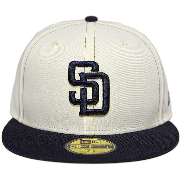KINGS 別注 59FIFTY サンディエゴ・パドレス クローム ネイビーバイザー