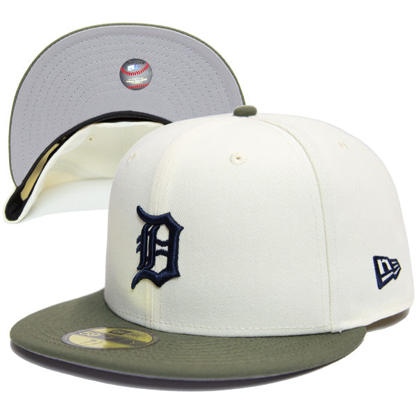 KINGS 別注 59FIFTY デトロイト・タイガース クローム ニューオリーブバイザー