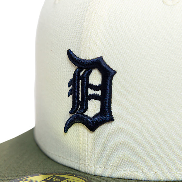 KINGS 別注 59FIFTY デトロイト・タイガース クローム ニューオリーブバイザー