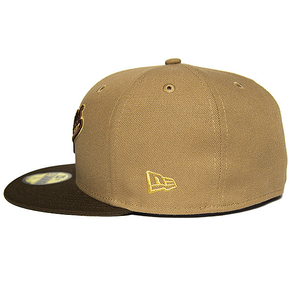 KINGS 別注 59FIFTY ロサンゼルス・ドジャース カーキ ウォルナットバイザー