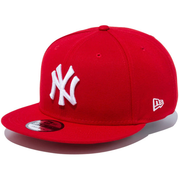 9FIFTY ニューヨーク・ヤンキース スカーレット × ホワイト