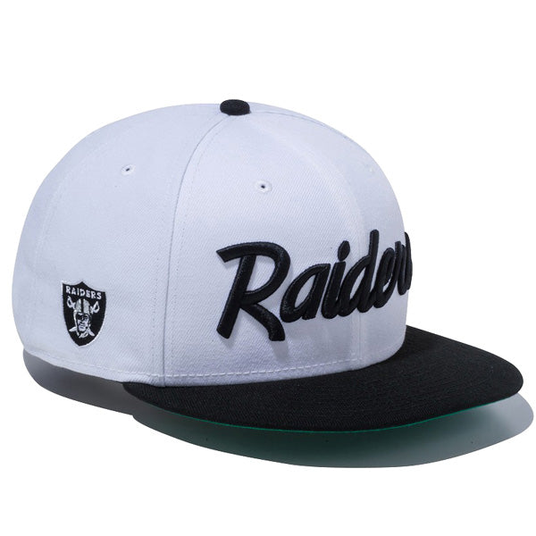 9FIFTY ラスベガス・レイダース ホワイト × ブラック ブラックバイザー