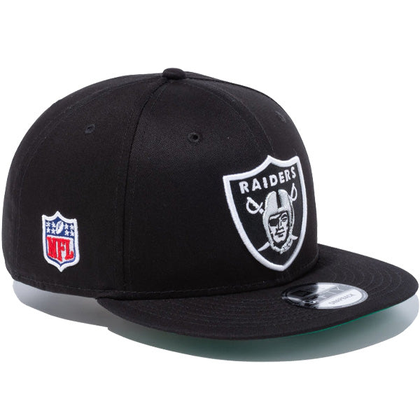 9FIFTY ラスベガス・レイダースシールドロゴ ブラック × ホワイト