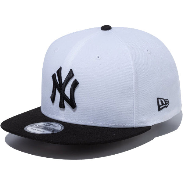 9FIFTY ニューヨーク・ヤンキース ホワイト × ブラック ブラックバイザー