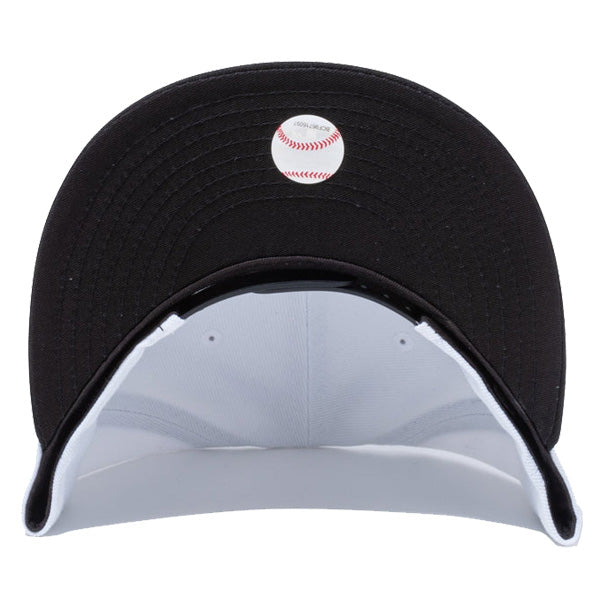 9FIFTY ロサンゼルス・ドジャース ホワイト × ブラック ブラックバイザー