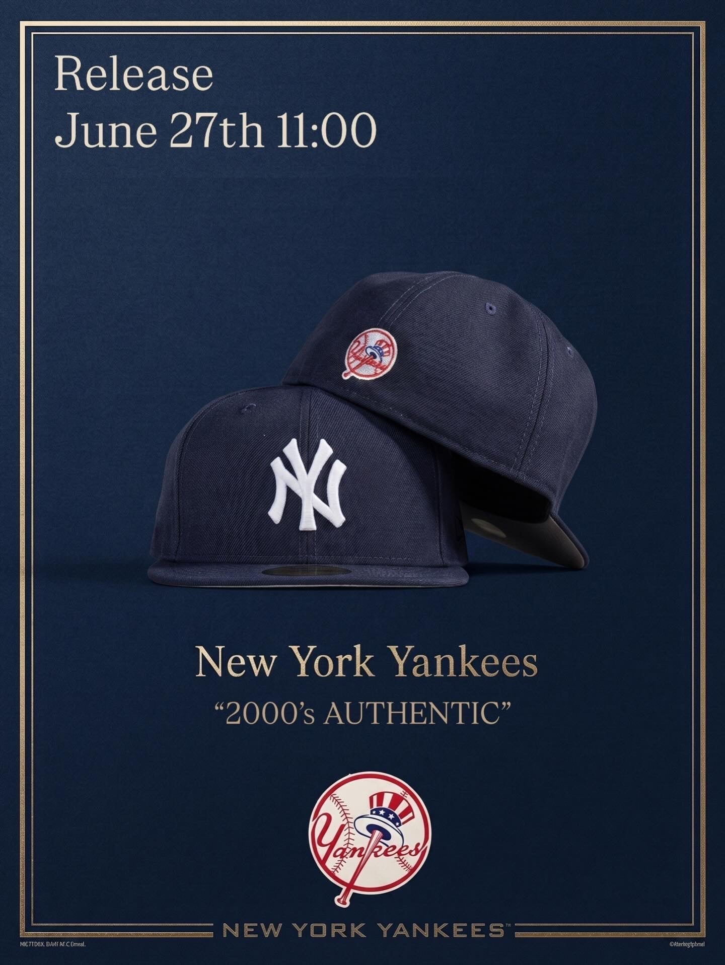 6/27(土)発売 KINGS 別注 59FIFTY Yankees “2000’s Authentic”