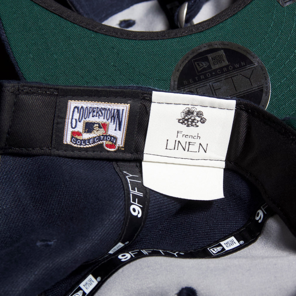 ニューエラ キャップ NEW ERA 9TWENTY RETRO CROWN 9FIFTY FRENCH LINEN リネン ヤンキース ドジャース