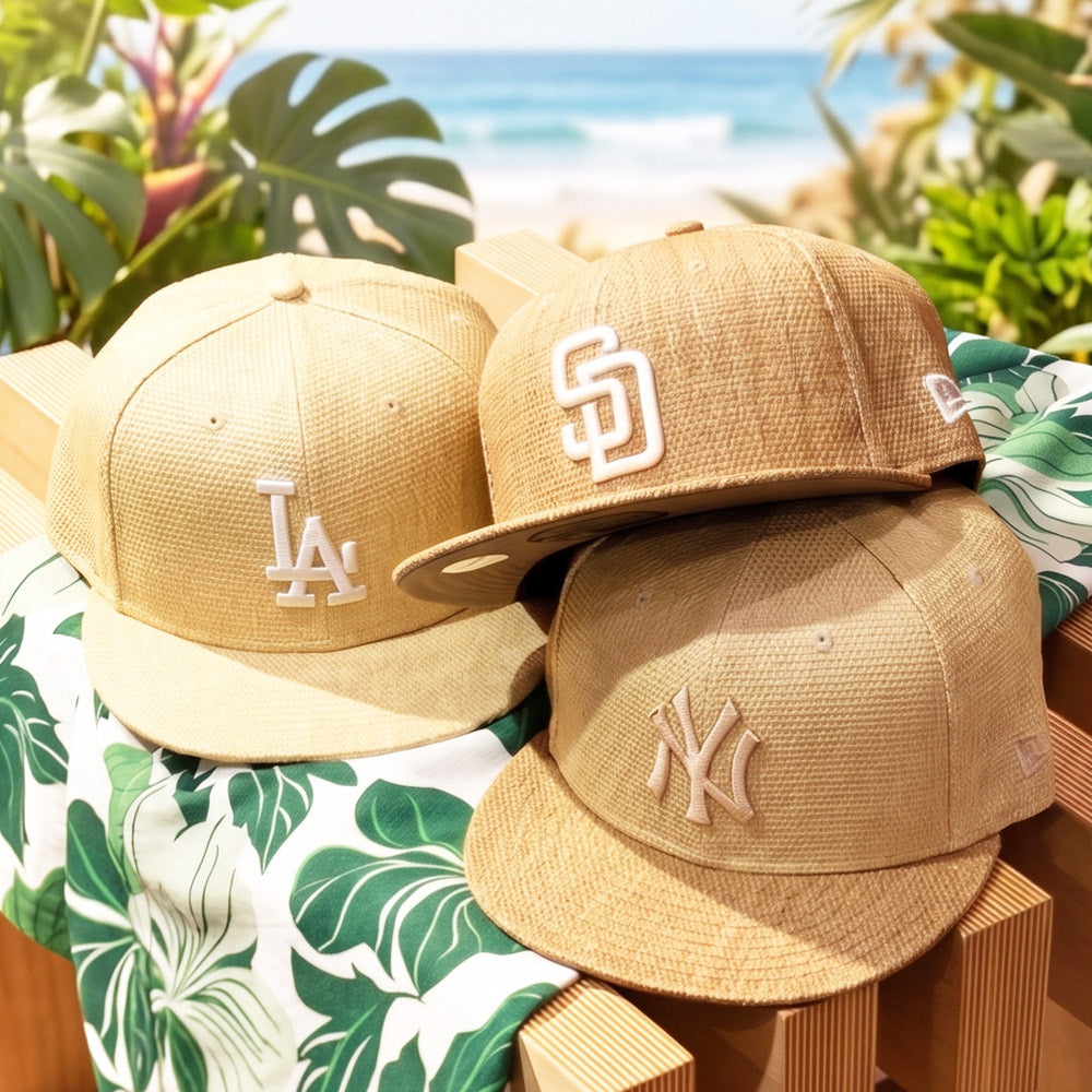 ニューエラ キャップ 帽子 NEW ERA CAP 59FIFTY PAPER STRAW ペーパー 夏キャップ ニューヨーク ヤンキース ロサンゼルス ドジャース 