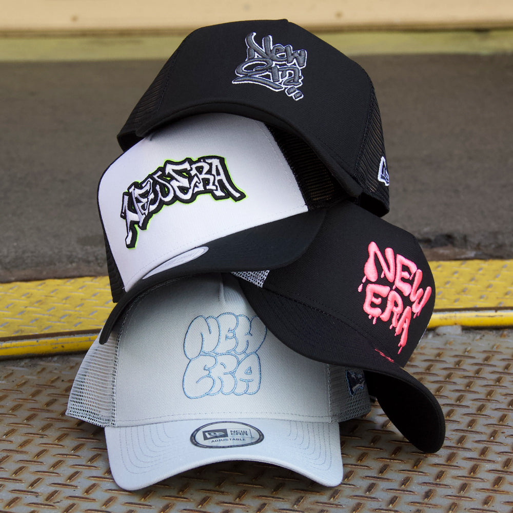 ニューエラ キャップ NEW ERA CAP 9FORTY KIDS 子供 9FORTY A-Frame トラッカー Wall Art グラフィティー