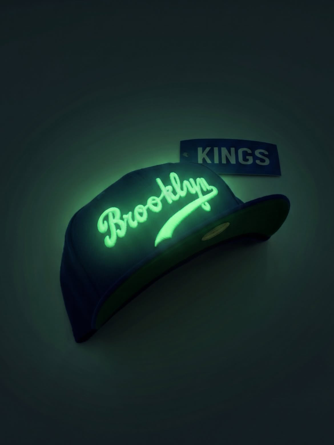 KINGS 別注 59FIFTY ブルックリン・ドジャース JR 42 ダークロイヤル ダークグリーンアンダーバイザー 71040354