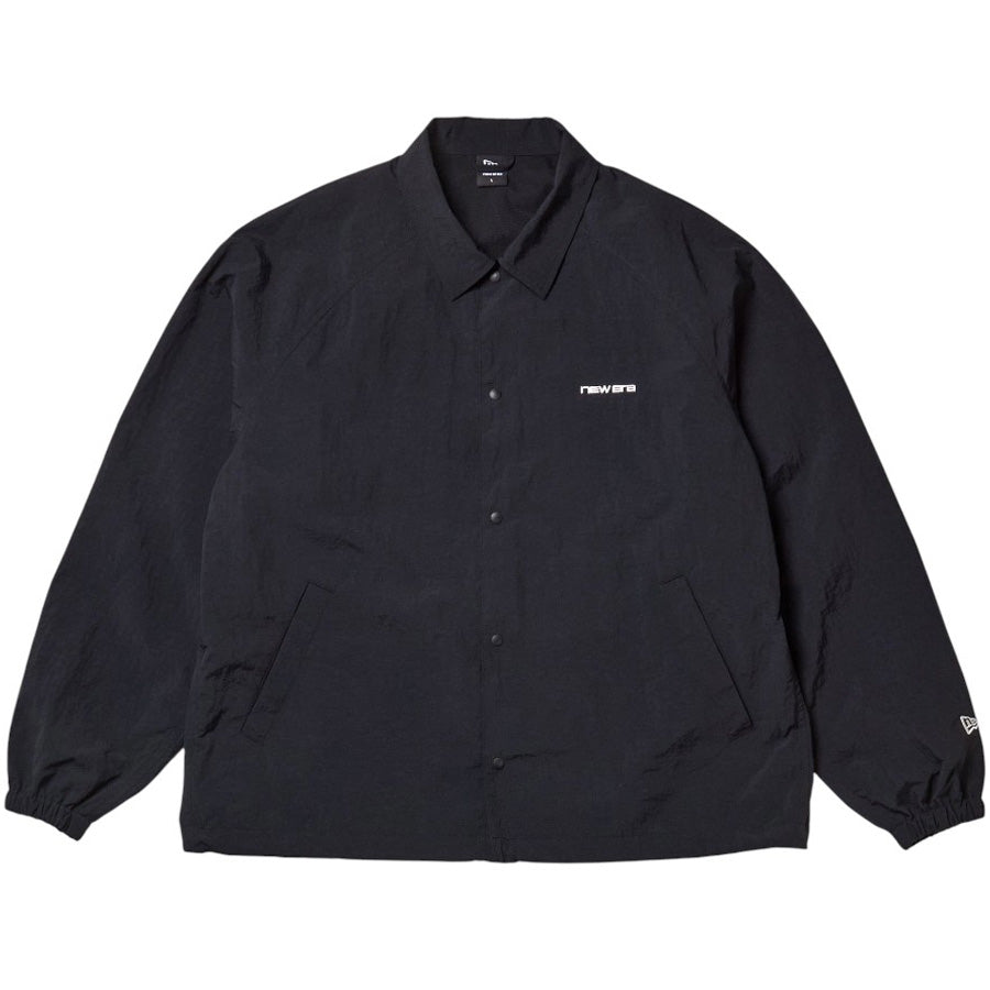 ニューエラ アパレル ジャケット NEW ERA  APPAREL ナイロン コーチジャケット ブラック 15129333 正面