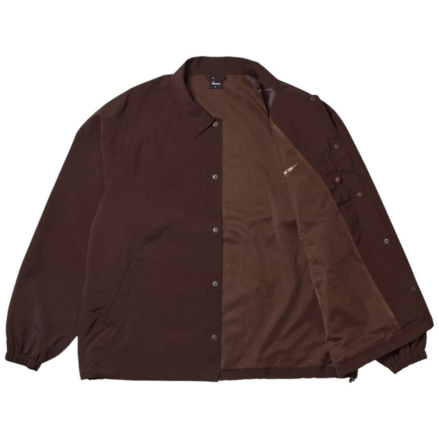 ニューエラ アパレル ジャケット NEW ERA  APPAREL ナイロン コーチジャケット バーントウッド 15129332 前開け
