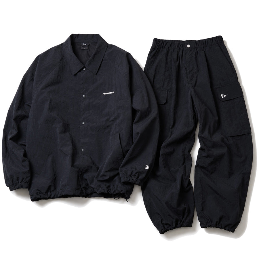 ニューエラ アパレル NEW ERA APPAREL オーバーサイズド ナイロン カーゴパンツ ブラック 15129331 セットアップ