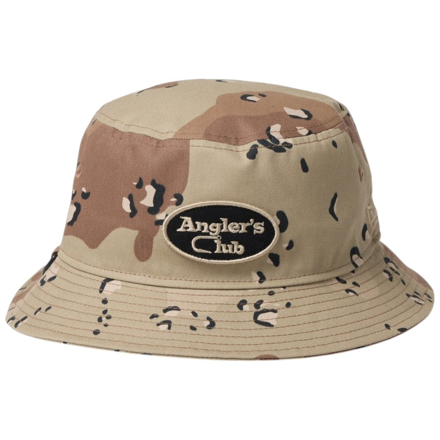 ニューエラ ハット NEW ERA HAT バケット01 Draw Cord Angler Club ドローコード アングラーズクラブ デザートカモ 15125081 | アウトドア 正面