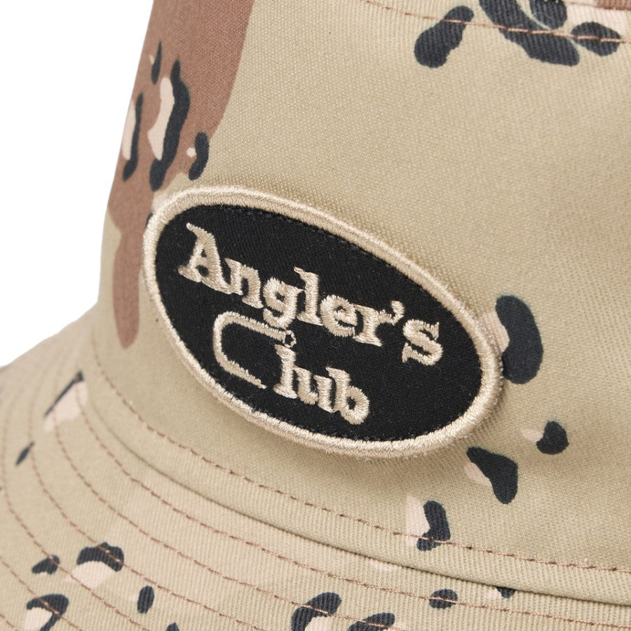 ニューエラ ハット NEW ERA HAT バケット01 Draw Cord Angler Club ドローコード アングラーズクラブ デザートカモ 15125081 | アウトドア フロントパッチ