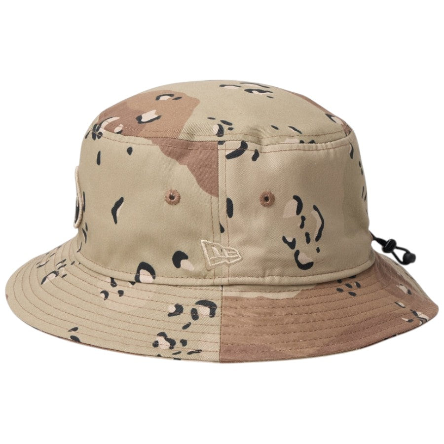 ニューエラ ハット NEW ERA HAT バケット01 Draw Cord Angler Club ドローコード アングラーズクラブ デザートカモ 15125081 | アウトドア フラッグロゴ