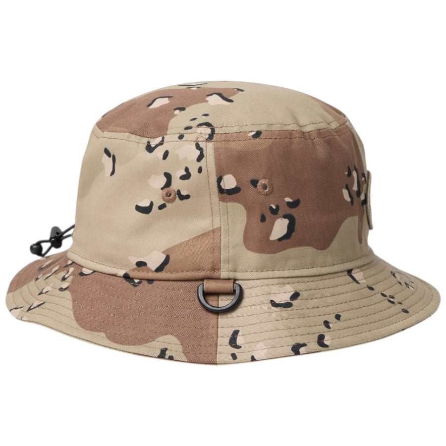 ニューエラ ハット NEW ERA HAT バケット01 Draw Cord Angler Club ドローコード アングラーズクラブ デザートカモ 15125081 | アウトドア 右サイド