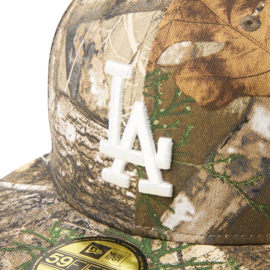 ニューエラ キャップ 帽子 NEW ERA CAP 59FIFTY MLB Real Tree Camo ロサンゼルス ドジャース リアルツリーカモ 15137374 フロントロゴ
