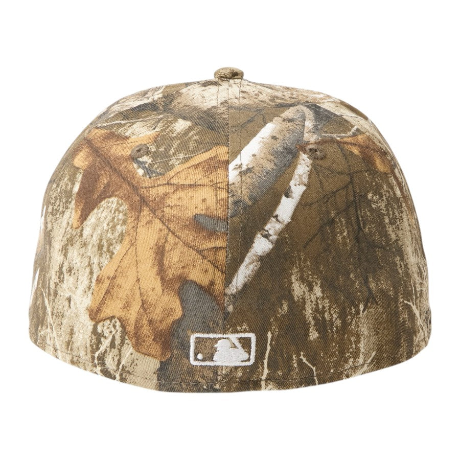 ニューエラ キャップ 帽子 NEW ERA CAP 59FIFTY MLB Real Tree Camo ロサンゼルス ドジャース リアルツリーカモ 15137374 バッターマンロゴ