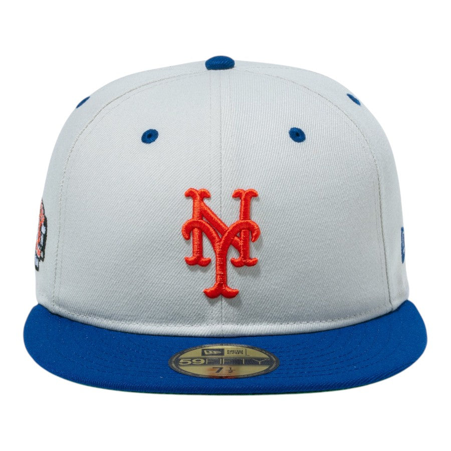 ニューエラ キャップ 帽子 NEW ERA CAP 59FIFTY ソフトバックラム Subway Series サブウェイ シリーズ ニューヨーク メッツ サンディーリネン/ロイヤル 15217075 正面
