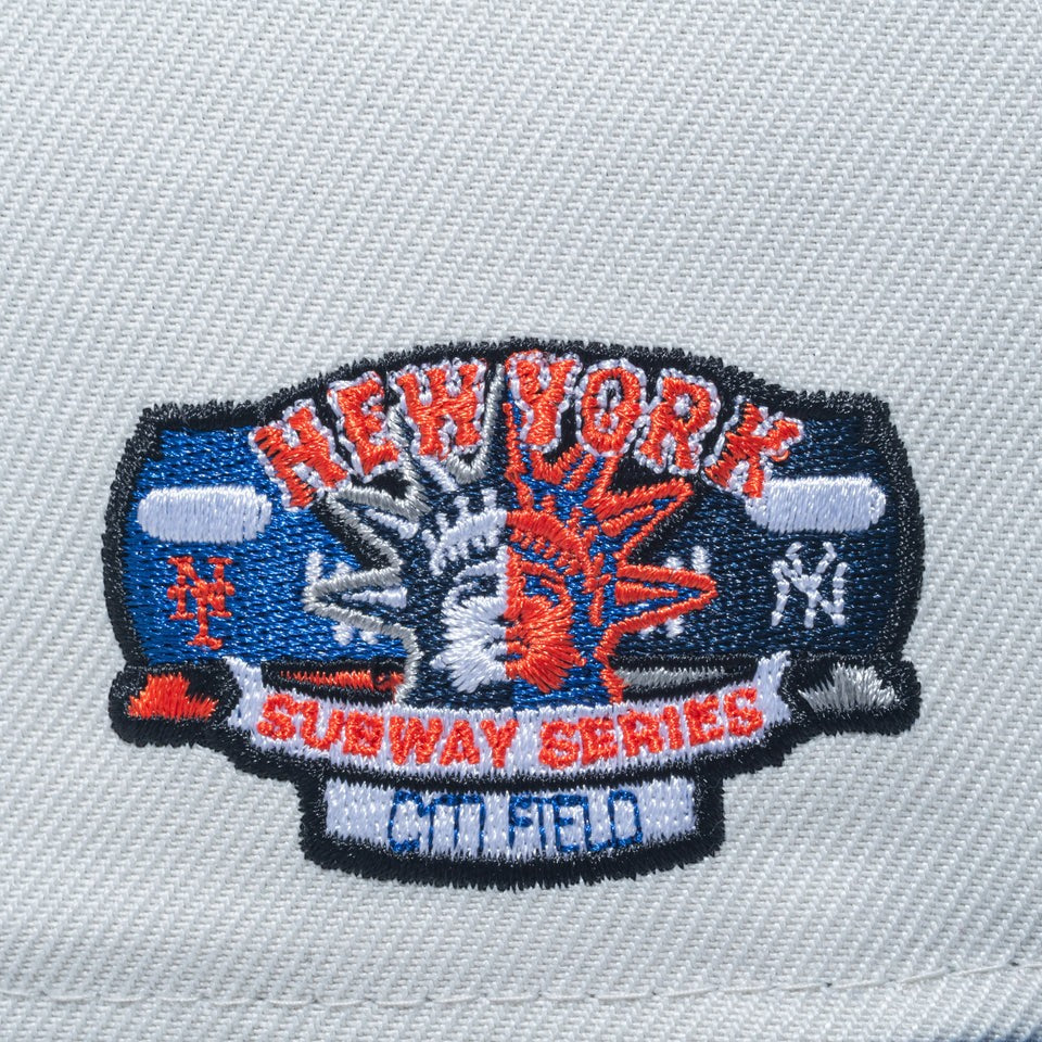 ニューエラ キャップ 帽子 NEW ERA CAP 59FIFTY ソフトバックラム Subway Series サブウェイ シリーズ ニューヨーク メッツ サンディーリネン/ロイヤル 15217075 サイドパッチ
