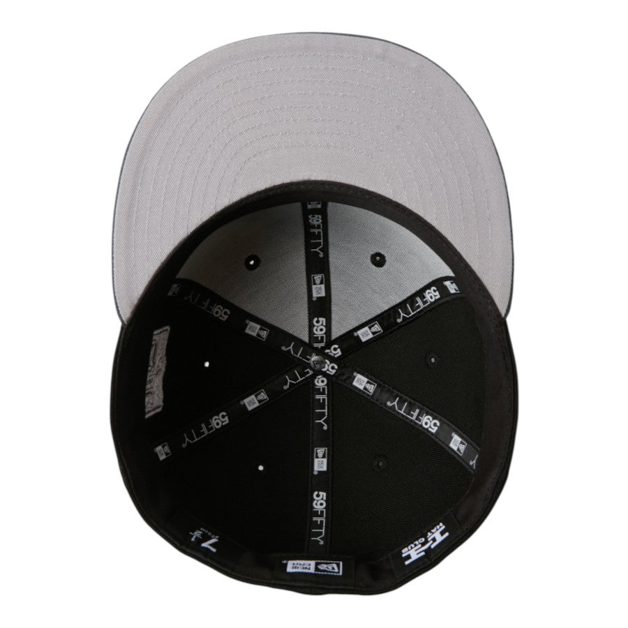 ニューエラ キャップ 帽子 NEW ERA CAP 59FIFTY NHL アナハイム ダックス ブラック/ダークグラファイトバイザー 15137396 グレーアンダーバイザー