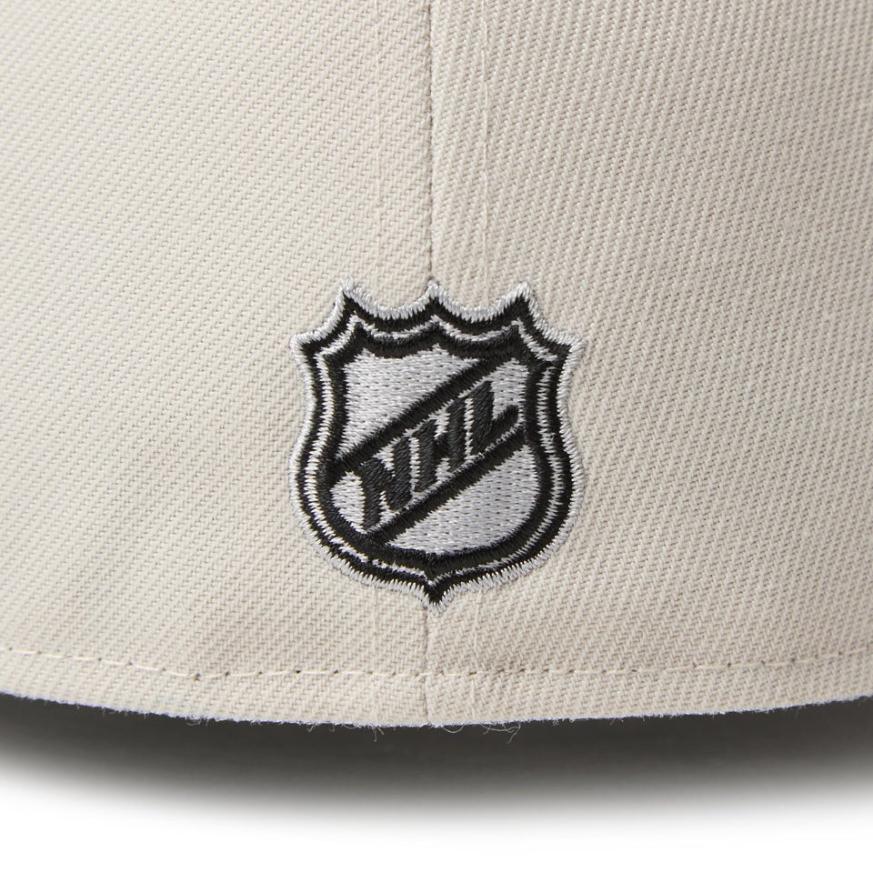 ニューエラ キャップ 帽子 NEW ERA CAP 59FIFTY NHL ロサンゼルス キングズ ストーン ダークシーウィード 15137370 リアロゴ